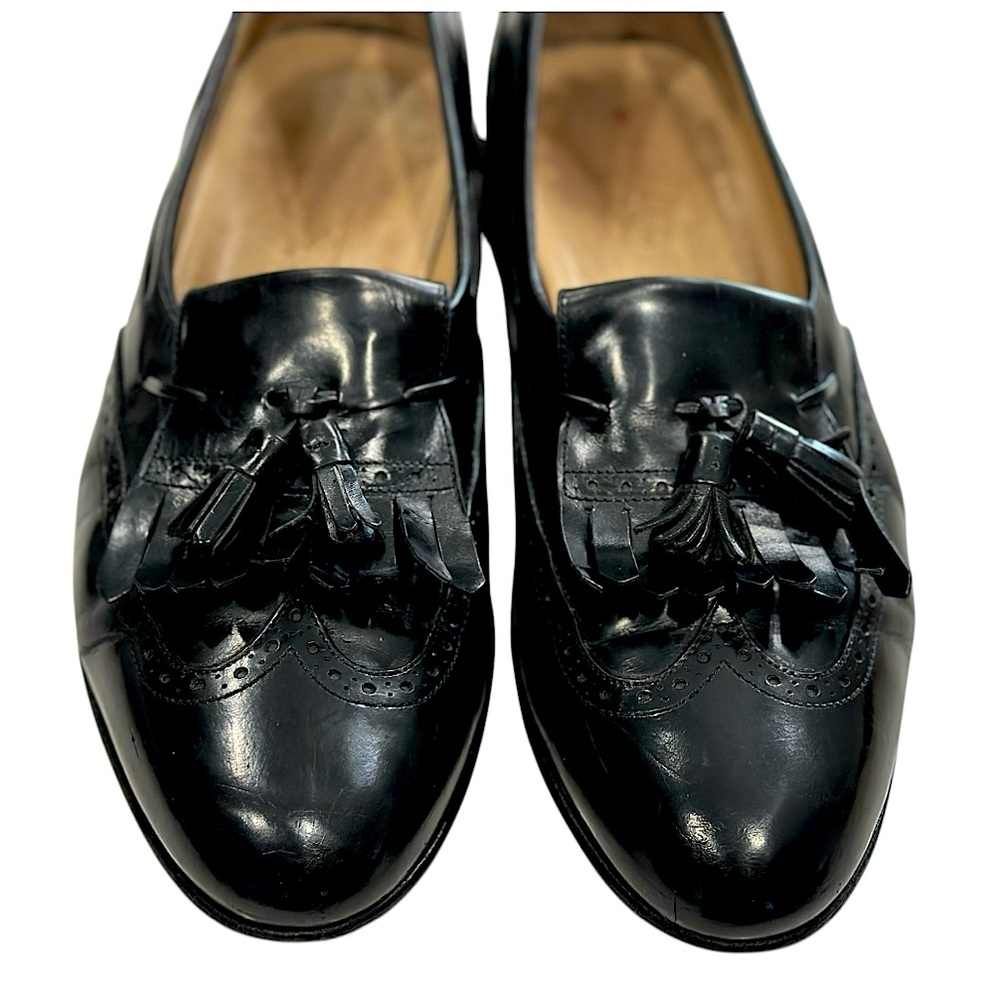 Salvatore Ferragamo Kiltie Tassel Loafer Dress Shoe 11.5 D - Picture 7 of 14
